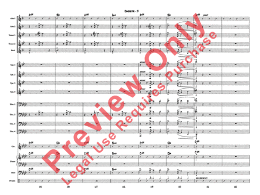 Caravan Jazz Ensemble scores gallery preview page 21