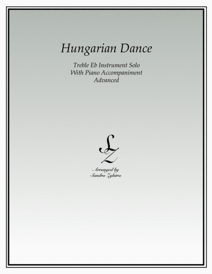 Hungarian Dance (treble Eb instrument solo) image number null