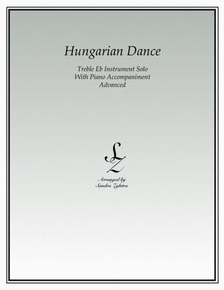 Book cover for Hungarian Dance (treble Eb instrument solo)