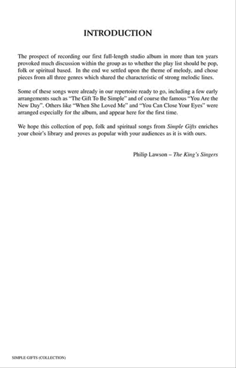 Simple Gifts Divisi scores gallery preview page 2