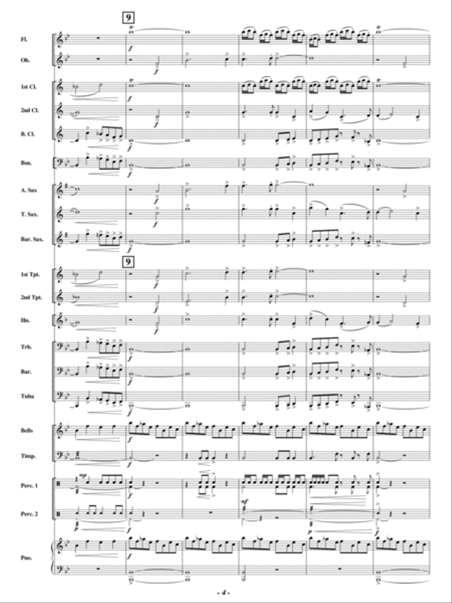 Sol Invictus Concert Band scores gallery preview page 3