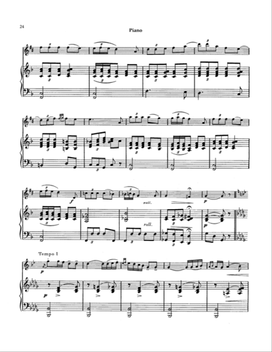 Canzonetta No. 1, Op. 6 Alto Saxophone scores gallery preview page 4