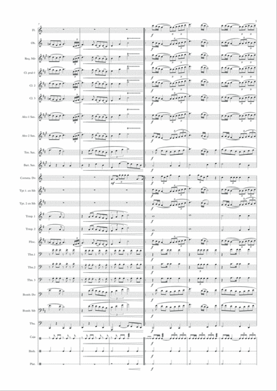 Maria Stma. De la Salud Maria Stma. De la Salud Concert Band scores gallery preview page 3