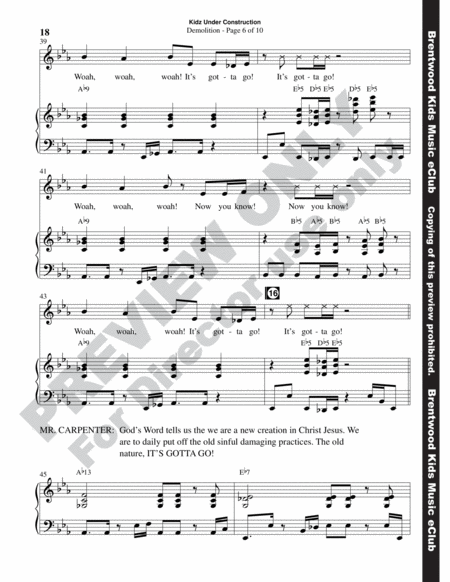 Kidz Under Construction (Choral Book) image number null