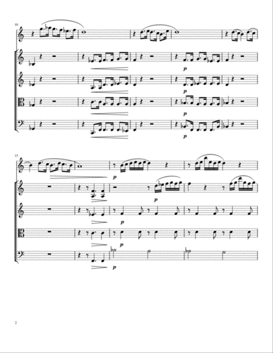 Scaramouche Chamber Orchestra scores gallery preview page 5