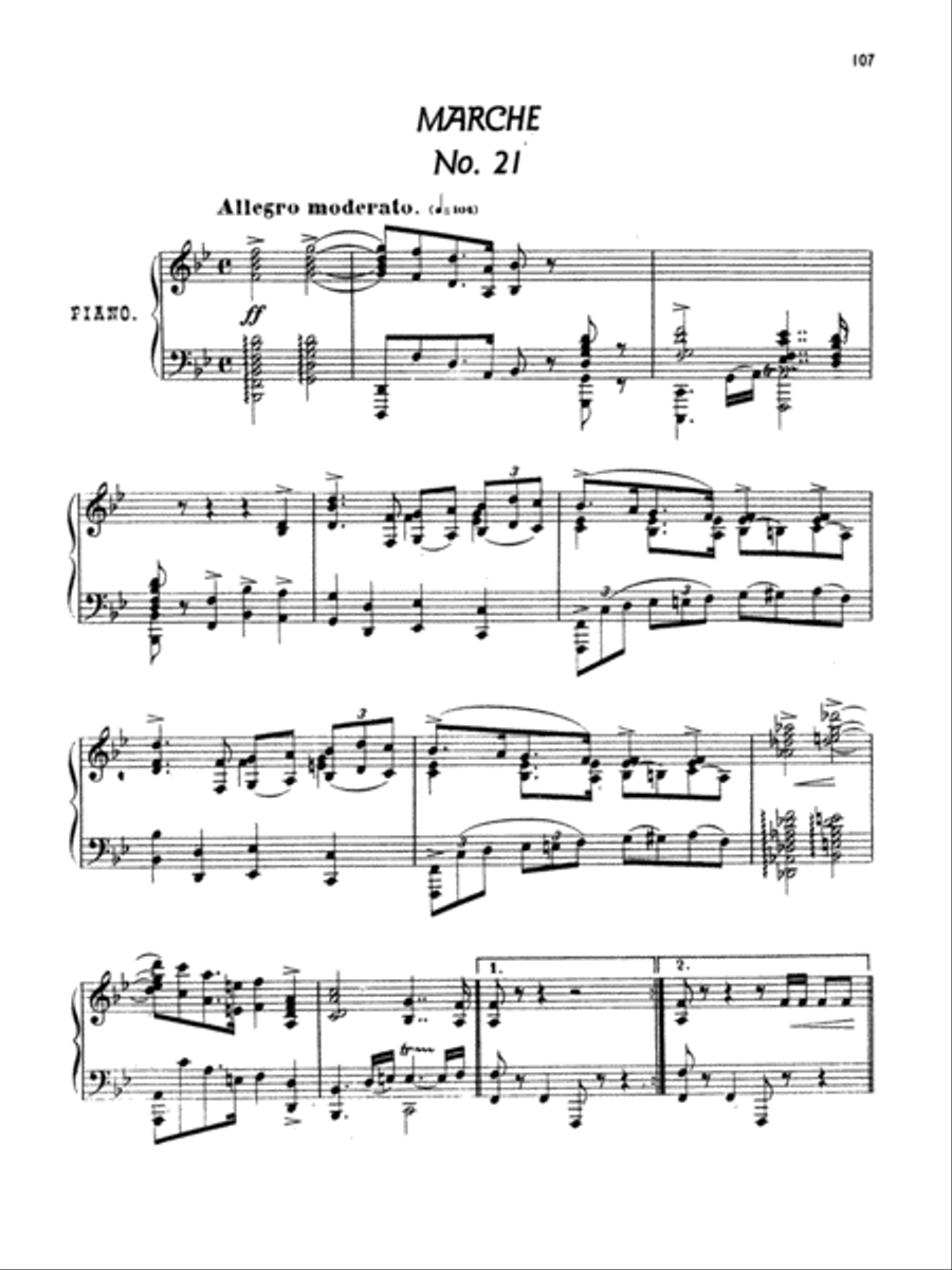 Arensky: Twenty-four Morceau Characteristiques, Op. 36 Piano Solo scores gallery preview page 1