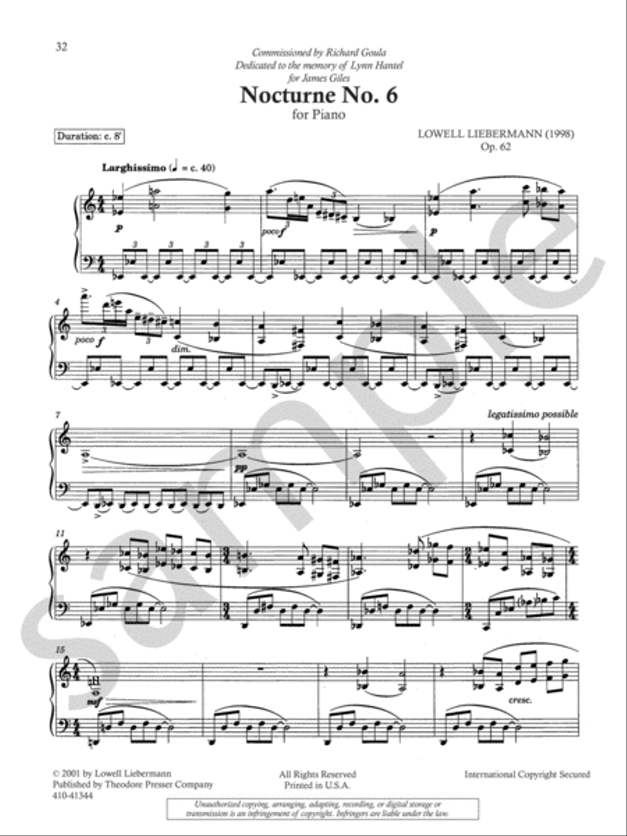 Complete Nocturnes Chamber Music scores gallery preview page 8