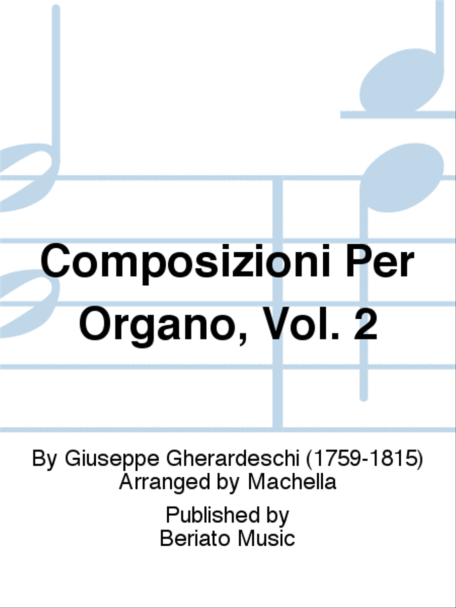 Composizioni Per Organo, Vol. 2 Organ scores gallery preview page 1