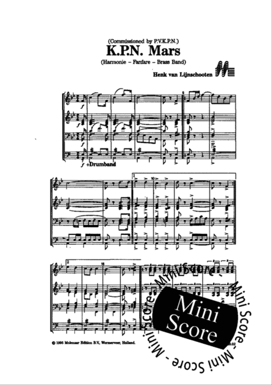 Kpn Mars Concert Band scores gallery preview page 5