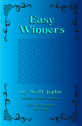 Book cover for The Easy Winners, for Bassoon and Piano