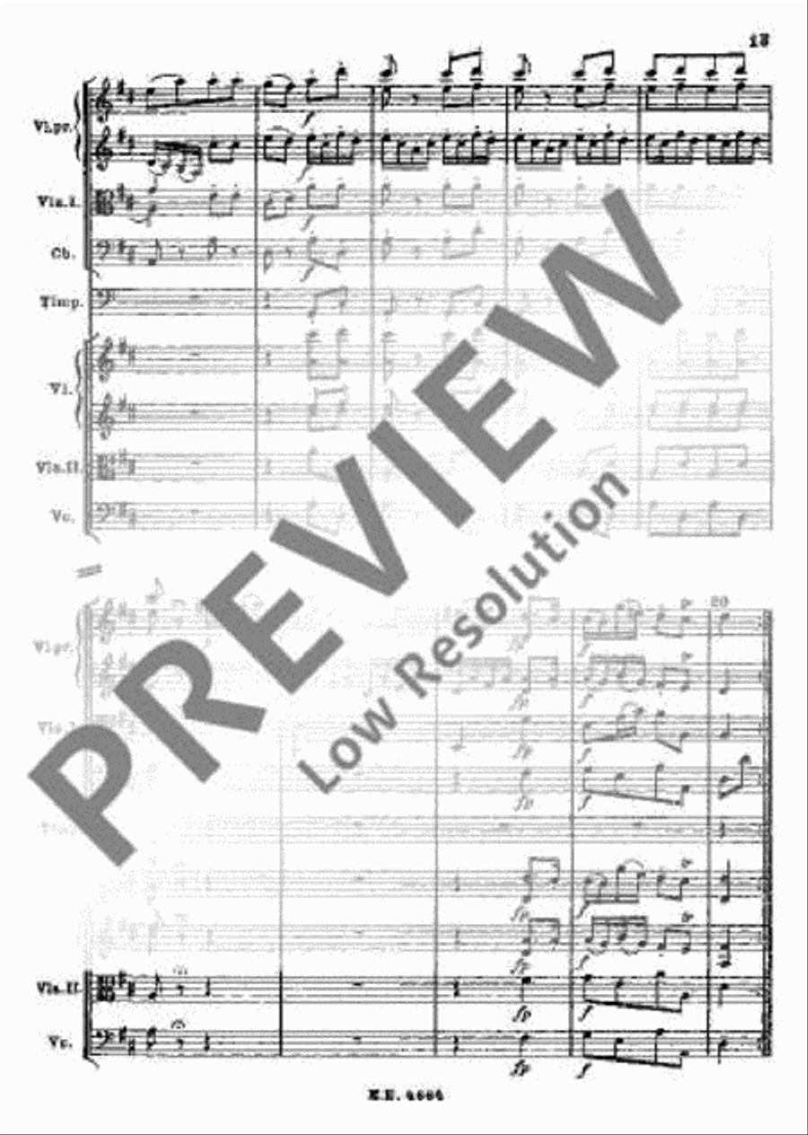 Serenade No. 6 D major Chamber Orchestra scores gallery preview page 18