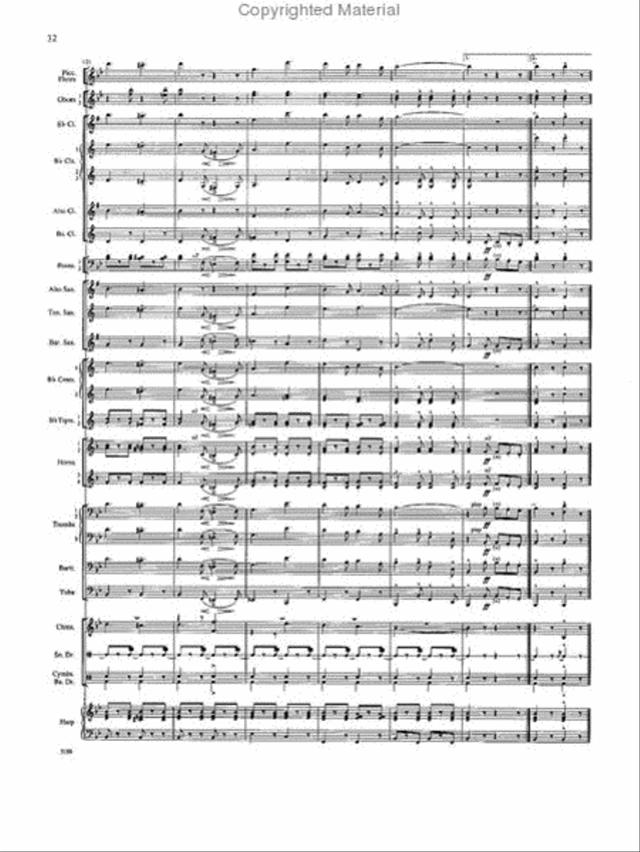 The Liberty Bell Concert Band scores gallery preview page 21