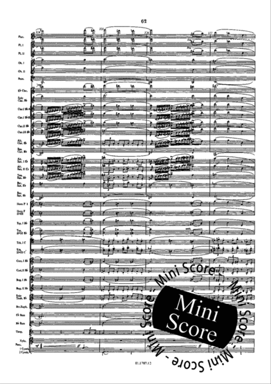Symphonie de l'Eau Concert Band scores gallery preview page 66