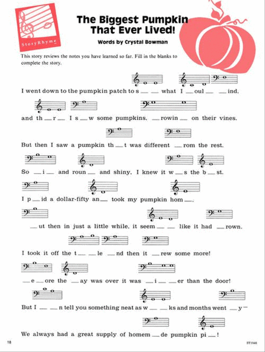 I Can Read Music - Book 1 Piano Method scores gallery preview page 6
