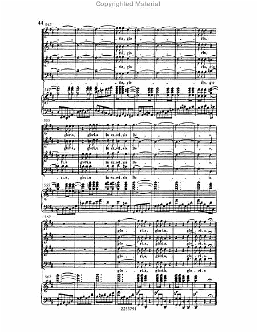 Missa Solemnis, Op.123 Choir scores gallery preview page 44
