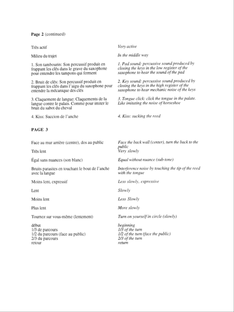 Solitude oubliée Tenor Saxophone scores gallery preview page 6