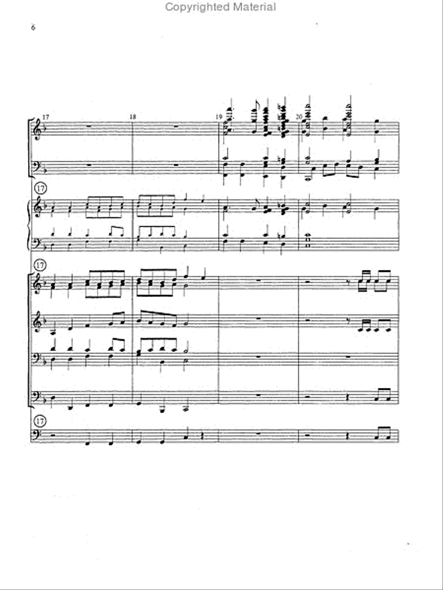 Christ the Lord Is Risen Today (Full Score)