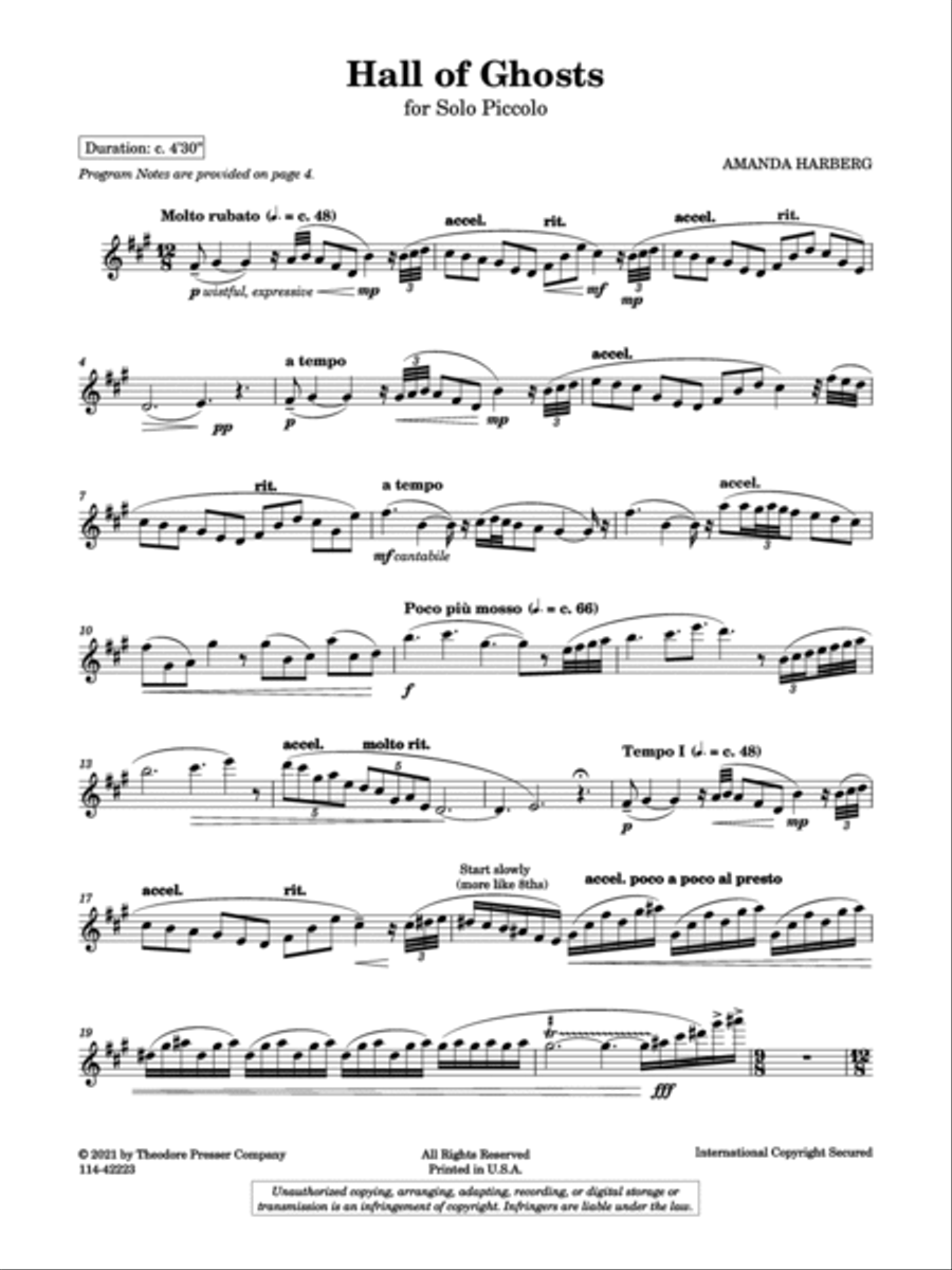 Hall of Ghosts Chamber Music scores gallery preview page 2