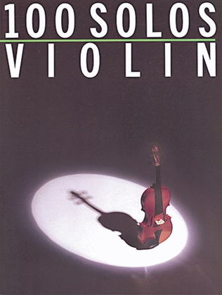 Book cover for 100 Solos: Violin