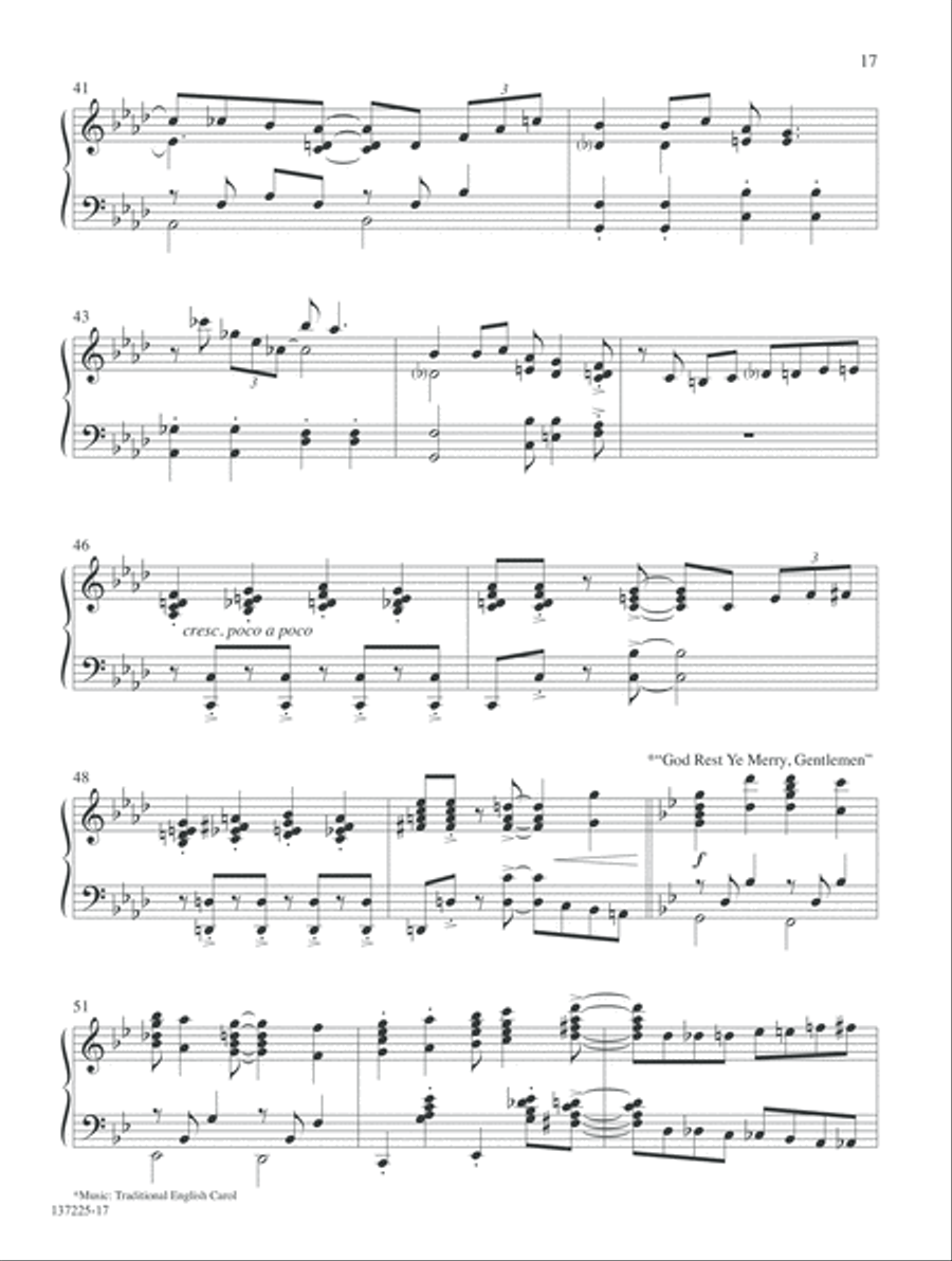 Born the King of Angels Piano Solo scores gallery preview page 14