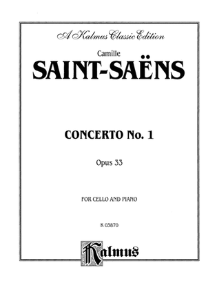 Book cover for Saint-Saëns: Cello Concerto No. 1, Op. 33