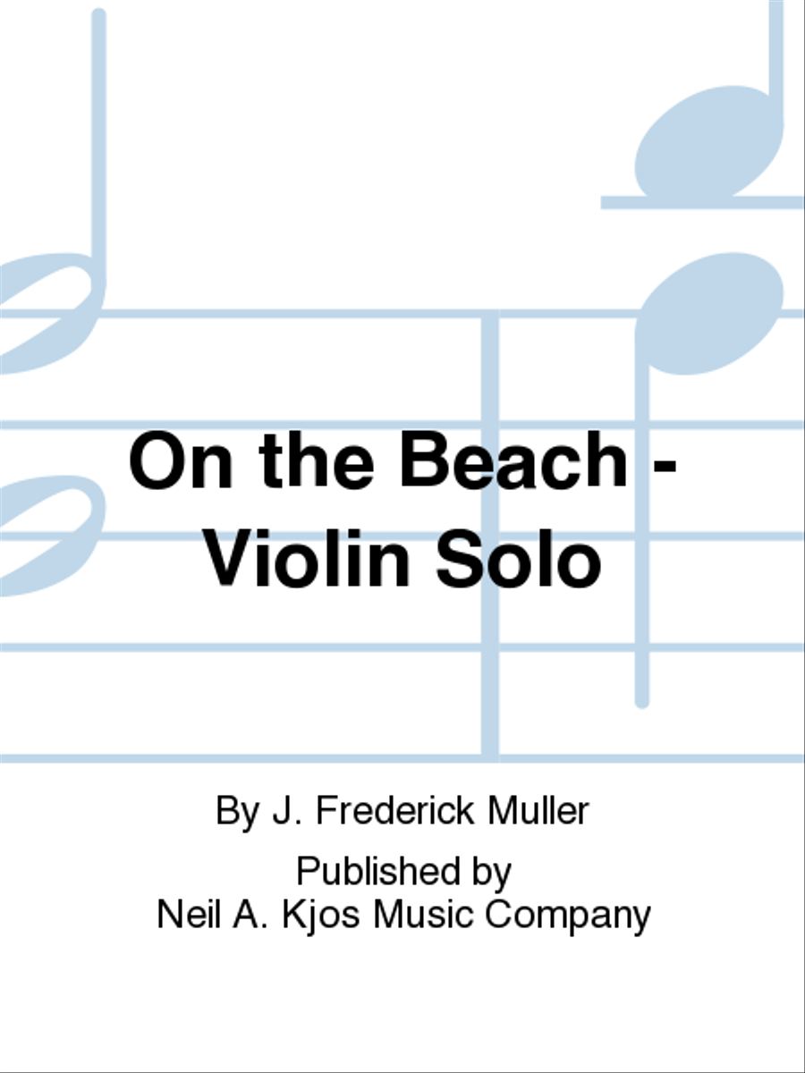 On the Beach - Violin Solo Orchestra scores gallery preview page 1