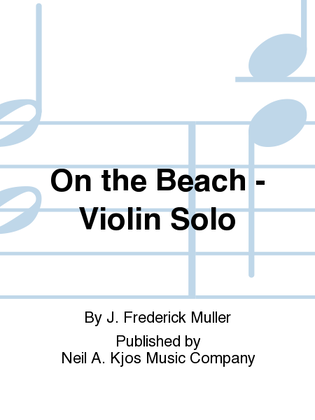 Book cover for On the Beach - Violin Solo