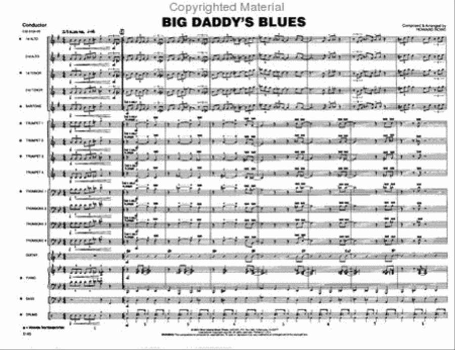 Big Daddy's Blues Big Daddy's Blues Jazz Ensemble scores gallery preview page 2