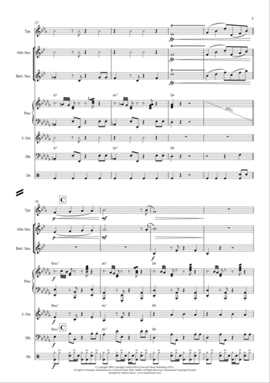 A Night Like This A Night Like This Jazz Ensemble scores gallery preview page 5