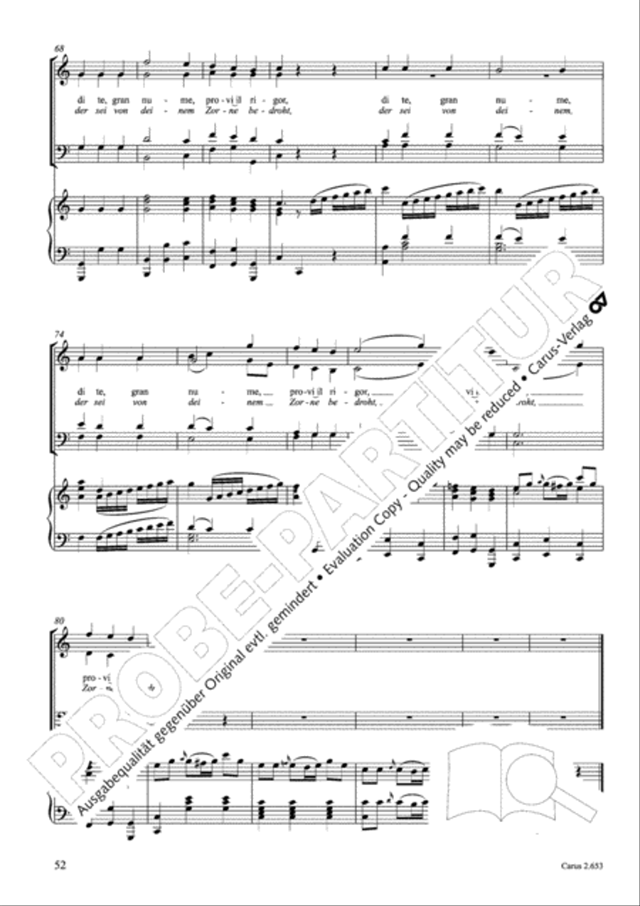 Choral collection Great Opera Choruses - Mozart * Haydn (choir & piano) Choir scores gallery preview page 63