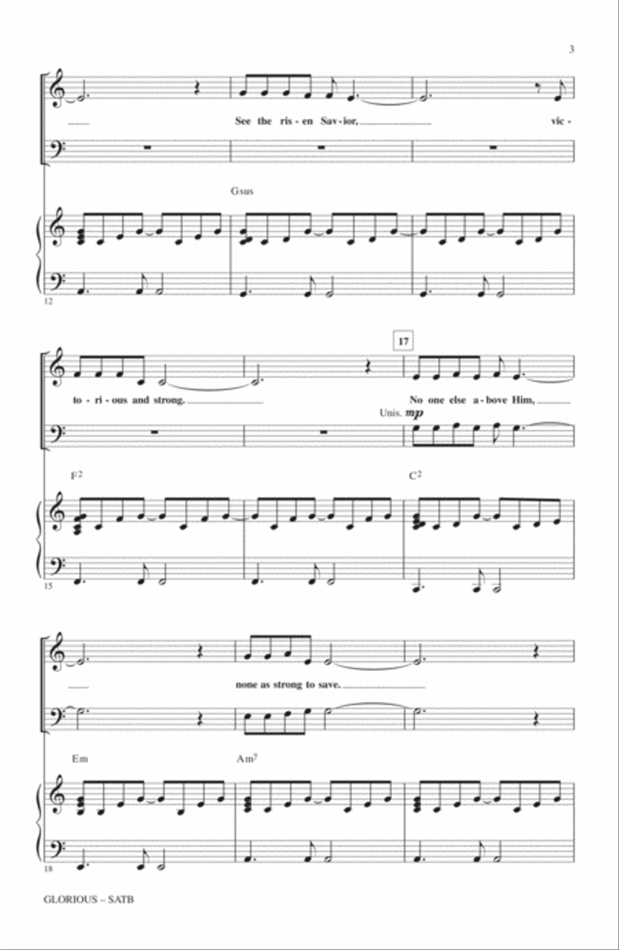 Glorious 4-Part scores gallery preview page 2