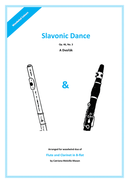 Slavonic Dance Op. 46/3 (Flute & Clarinet Duet) image number null