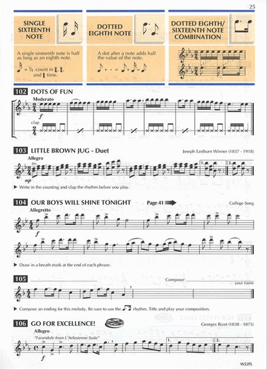 Standard of Excellence Book 2, Flute Concert Band Methods scores gallery preview page 2