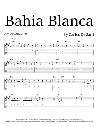 Book cover for Bahia Blanca
