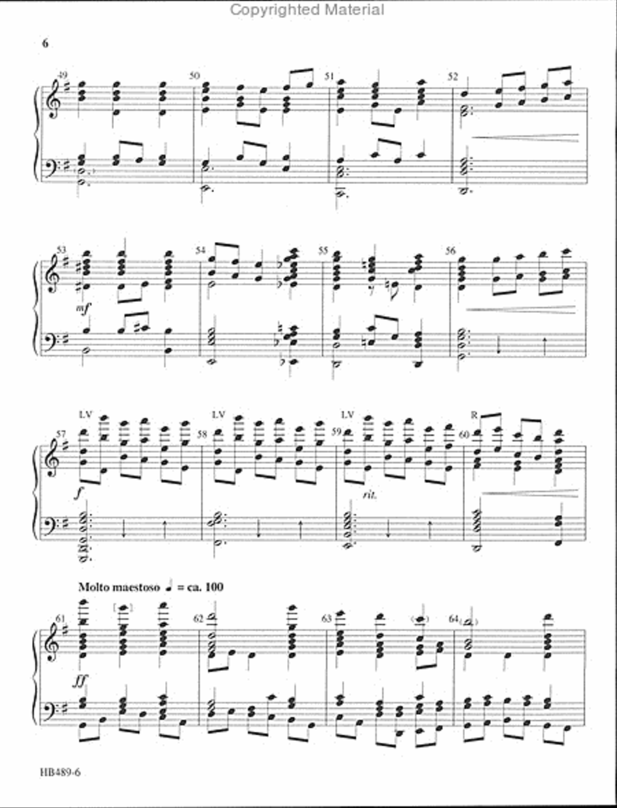 O Praise Ye the Lord! - Tucker 5-Octaves scores gallery preview page 5
