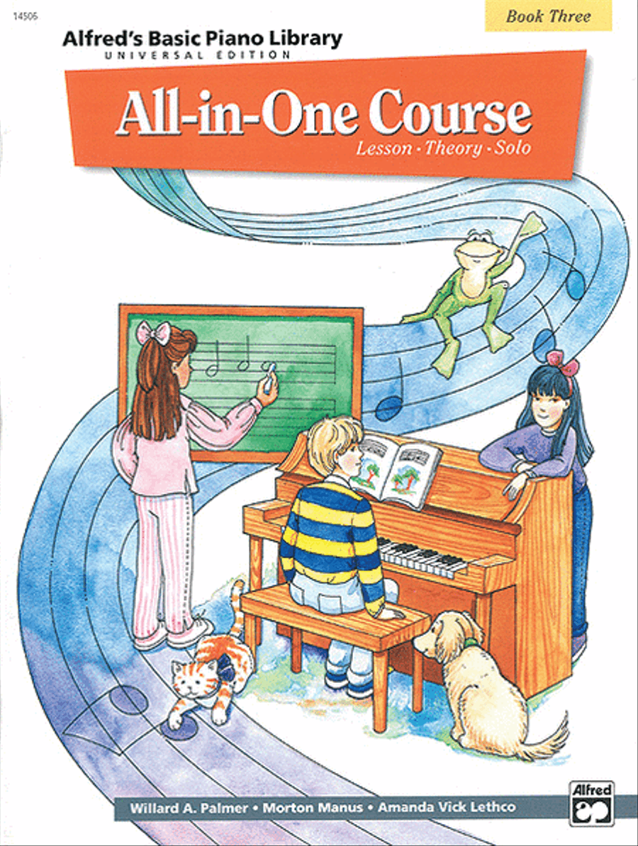 Alfred's Basic Piano Library All-in-One Course - Book 3 (Universal Edition) Piano Method scores gallery preview page 1