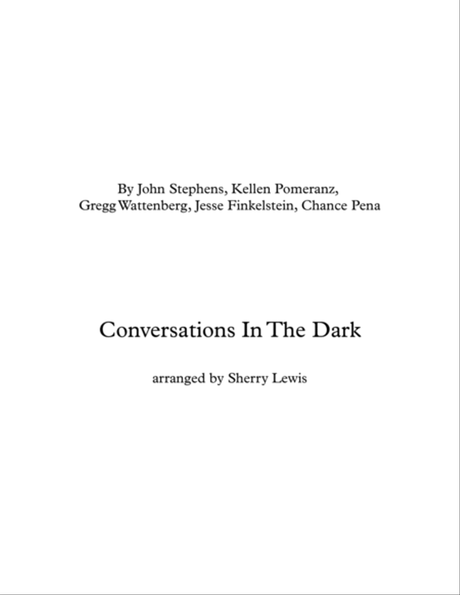 Conversations In The Dark String Quartet scores gallery preview page 2