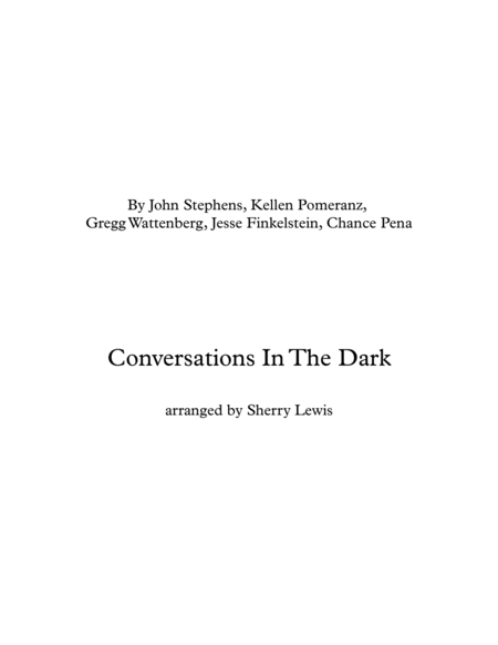 Conversations In The Dark image number null