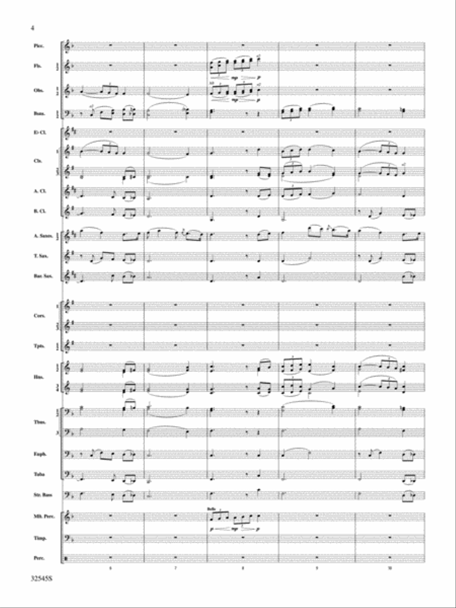 The Last Rose of Summer (from the Irish Suite) Concert Band scores gallery preview page 3
