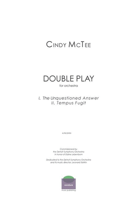 Double Play - band (conductor's score)