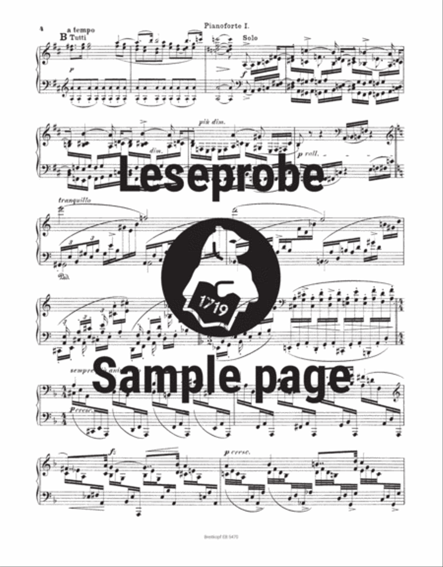 Concert Piece in D major Op. 31a K 236 Piano scores gallery preview page 4