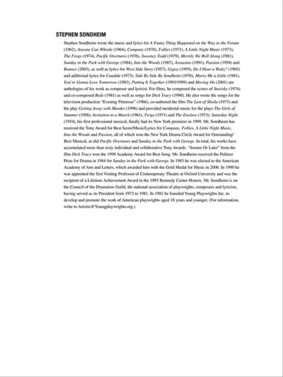 West Side Story Voice scores gallery preview page 4