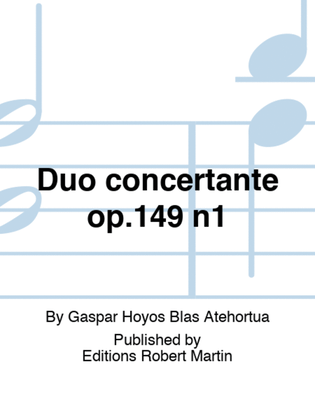 Duo concertante op.149 n1