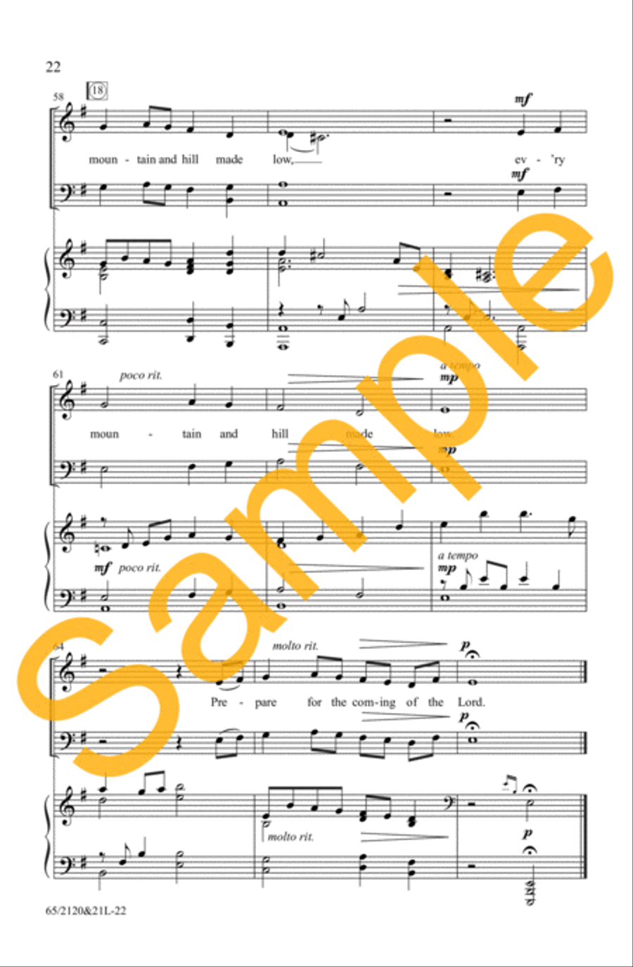 A New and Glorious Morn! - SATB with Performance CD 4-Part scores gallery preview page 17