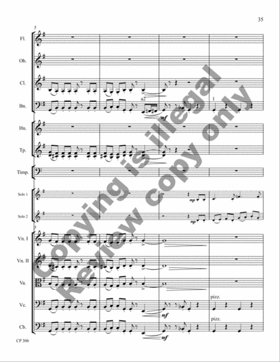Little Suite Full Orchestra scores gallery preview page 36