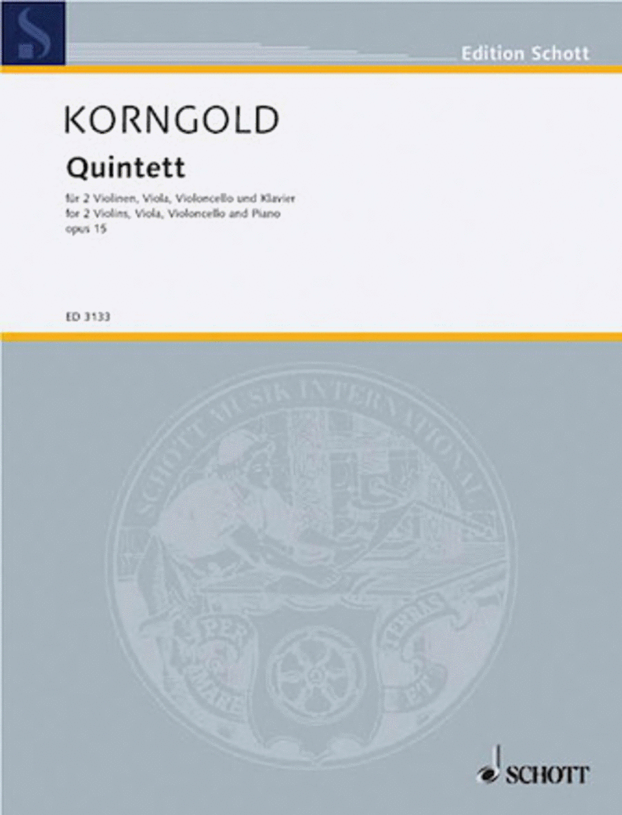 Quintet E Major Op. 15 Piano Quintet scores gallery preview page 1