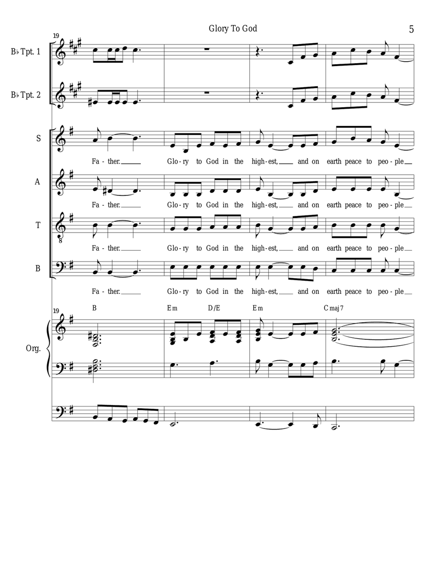 Glory To God (from 