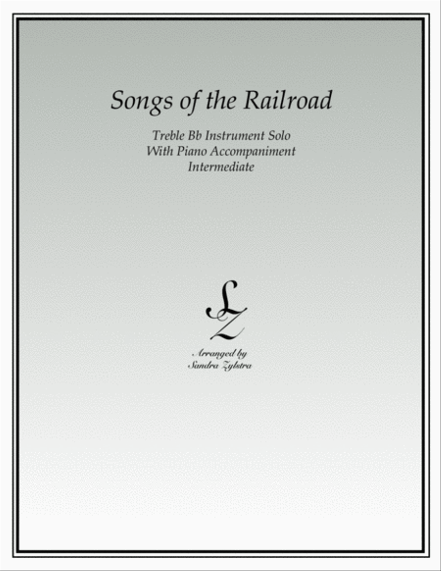 Songs of the Railroad (treble Bb instrument solo) Piano scores gallery preview page 1