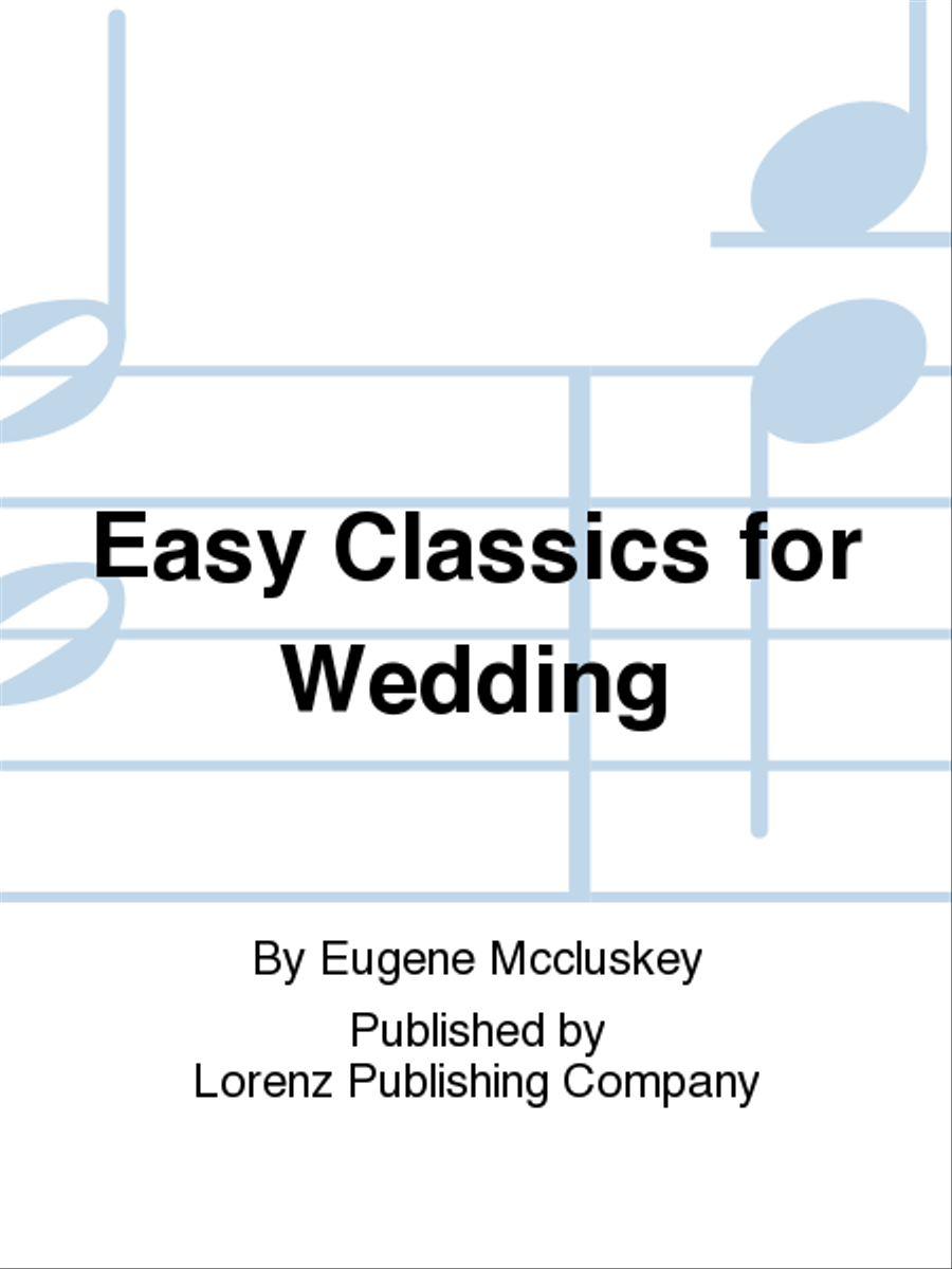 Easy Classics for Wedding Organ Solo scores gallery preview page 1