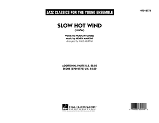 Book cover for Slow Hot Wind (Lujon) - Conductor Score (Full Score)